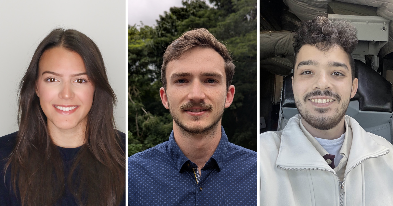 Isabella Figoni, Andre Lianos and Elvis Rodriguez