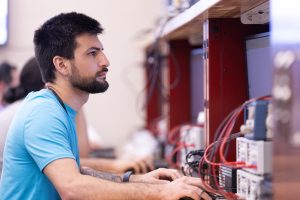 person at workshop