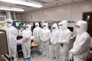 people in cleanroom