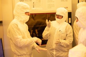 people in cleanroom