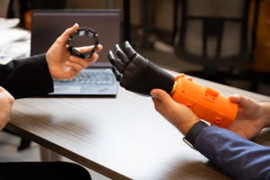 prototype EMG-based interface device