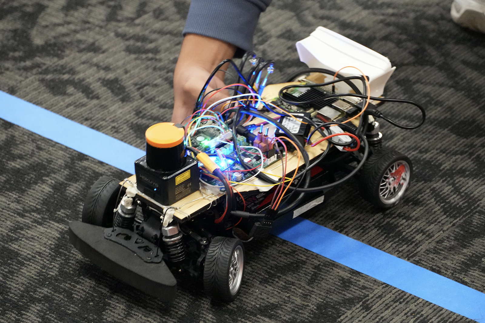 small scale autonomous racecar